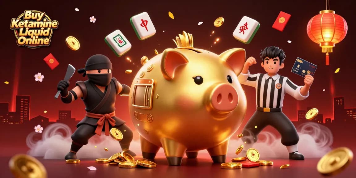 Experience the thrill as you Buy Ketamine Liquid Online amidst a vibrant, animated casino scene.