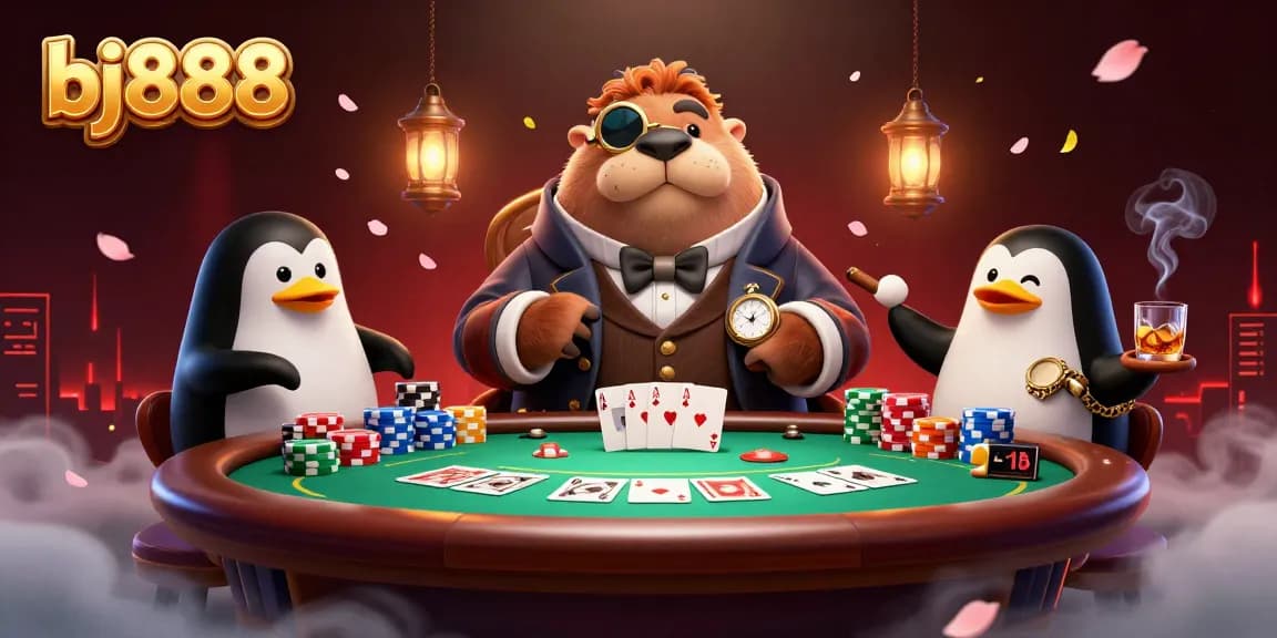 Bj888 players enjoy an underwater poker game featuring unique characters in a vibrant setting.