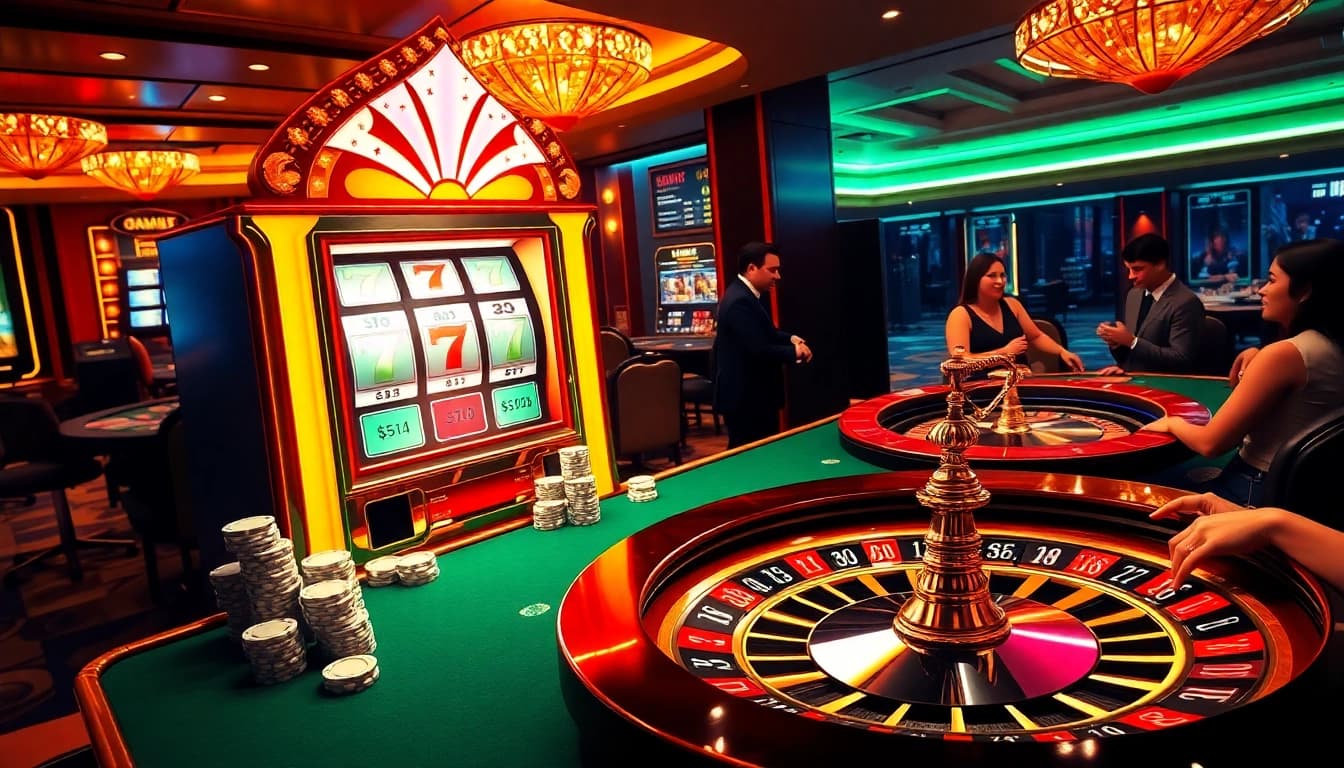 Experience the thrill of casino gaming with Wingslots77 Login at vibrant slot machines and exciting poker tables.