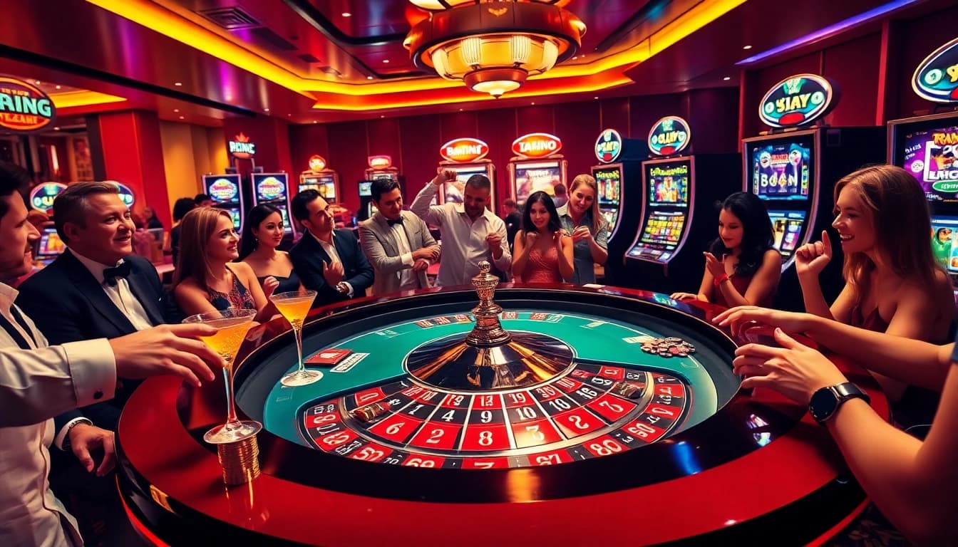 Experience thrilling roulette action at https://xx88.vin/ with glamorous casino elements and excited players.