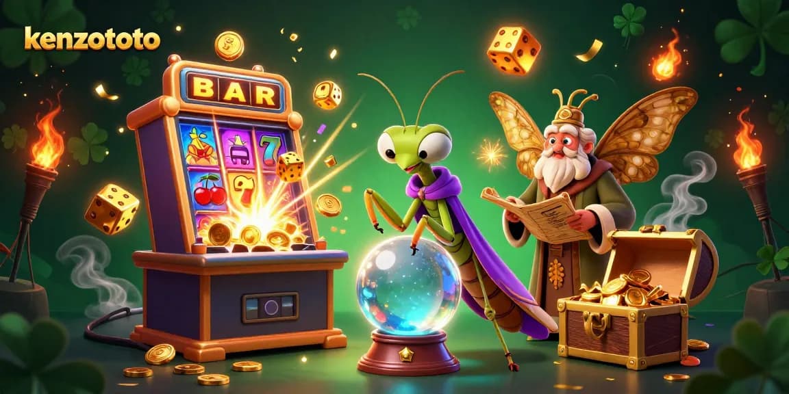 Experience winning with kenzototo through thrilling 3D scenes of fortune and excitement.