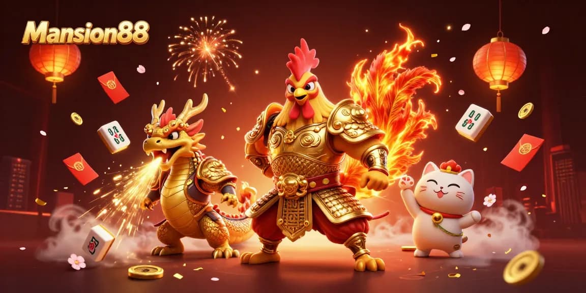 Join the excitement at Mansion88 with thrilling games in a vibrant casino scene!
