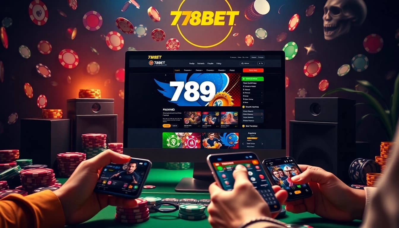 Discover the exciting world of 789bet com with a vibrant online gaming interface and immersive casino elements.
