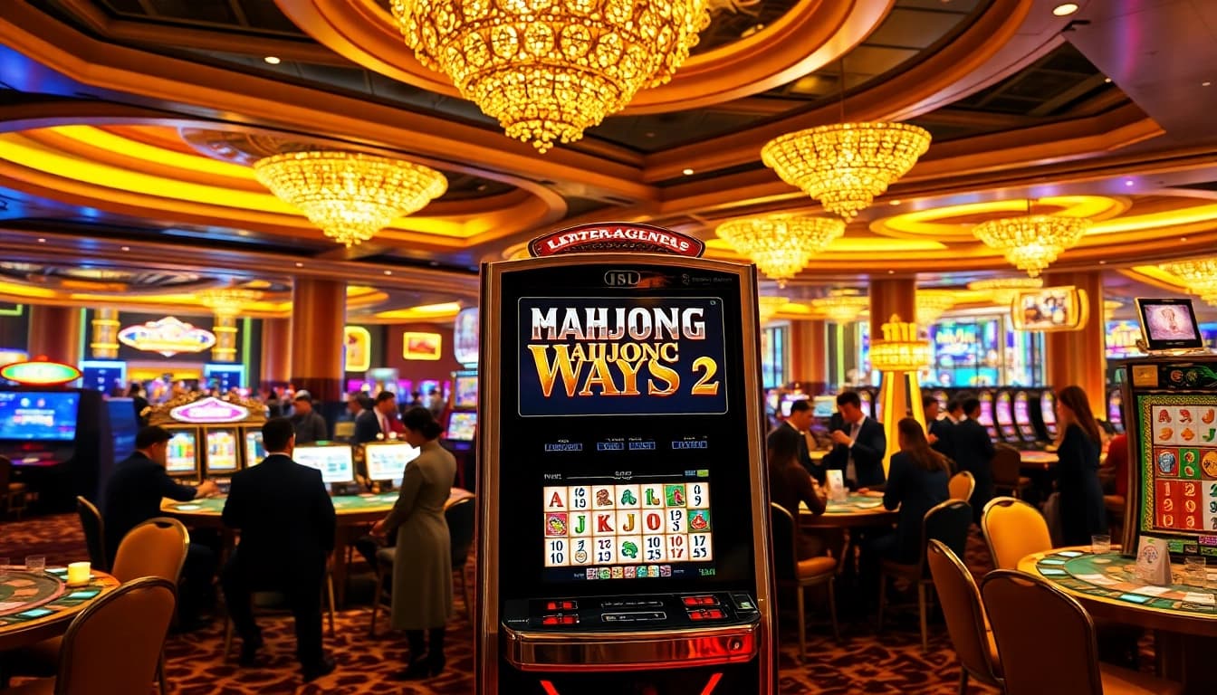 Rasakan keseruan mesin slot Mahjong Ways 2 di kasino mewah.