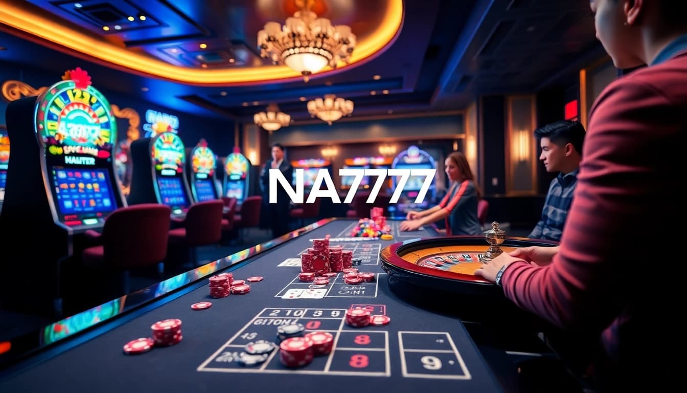 Experience the thrill at NA777 with vibrant casino games and engaging betting actions.