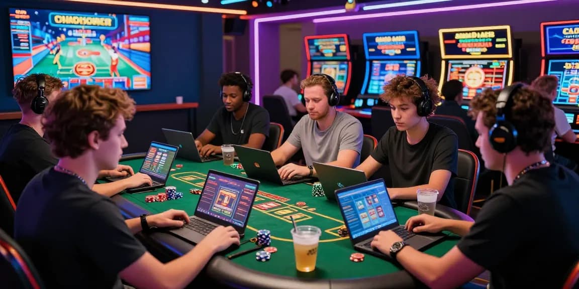 Dynamic scene at a credit card casino with players enjoying games, showcasing the appeal of https://eatm.org.uk/ in 2026.