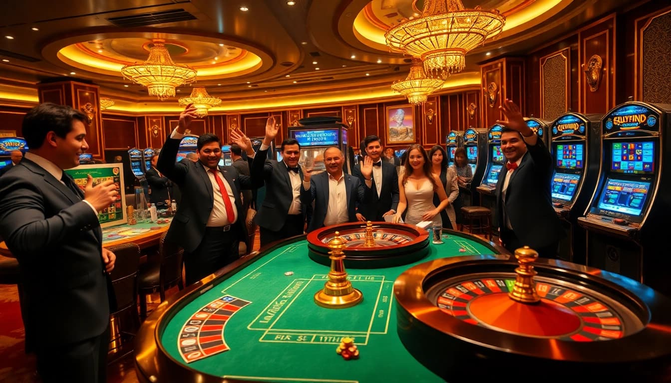 Experience the thrill of gaming at BDTK66 with vibrant casino visuals and exciting action.
