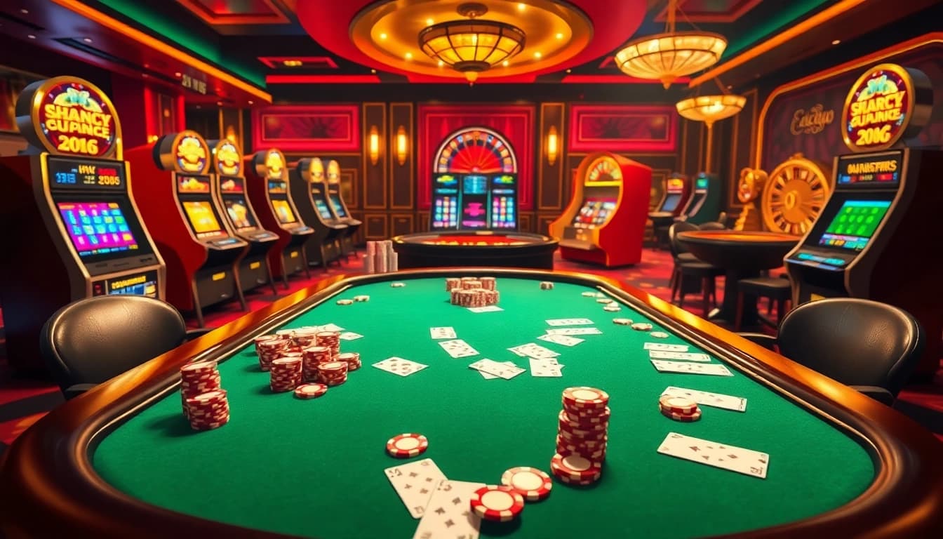 Winning at the poker table with a vibrant atmosphere, featured on https://lucky88j.world/.