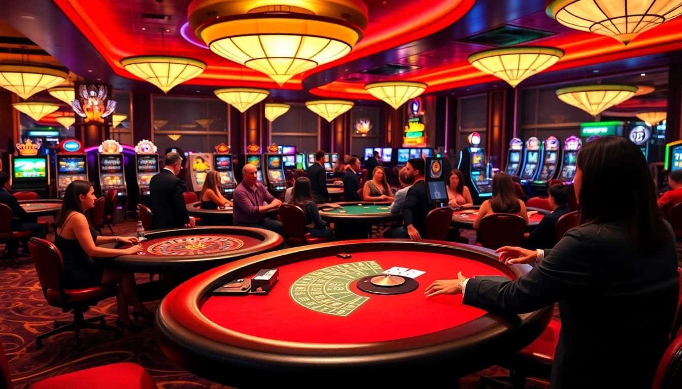 Engage with thrilling games at y3娛樂 casino, featuring professional dealers and vibrant atmosphere.