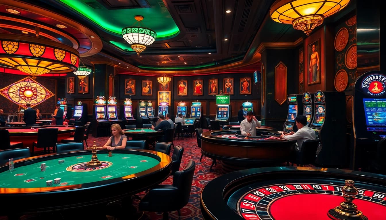 Experience the hidden wiki 2026 with vibrant gaming elements in a luxurious casino setting.