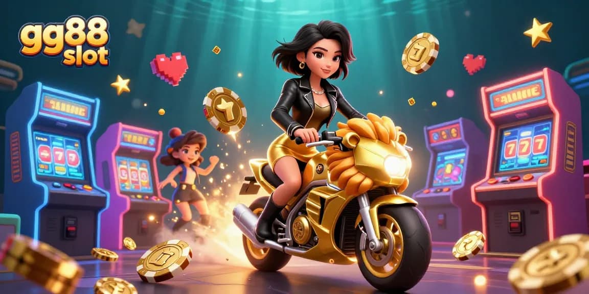 Experience the excitement of gg88 slot with vibrant casino action featuring a dynamic Asian female character.