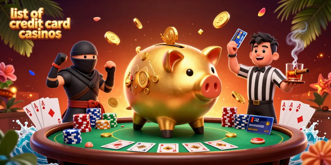 Experience thrilling gaming at the top list of credit card casinos featuring dynamic 3D characters.