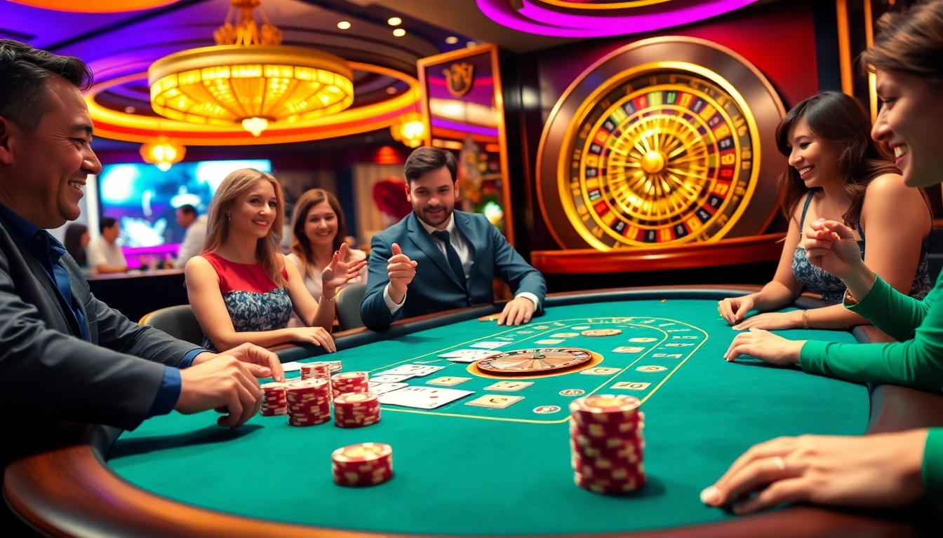 Action-packed poker game at KK-55.site with vibrant chips and engaging players.
