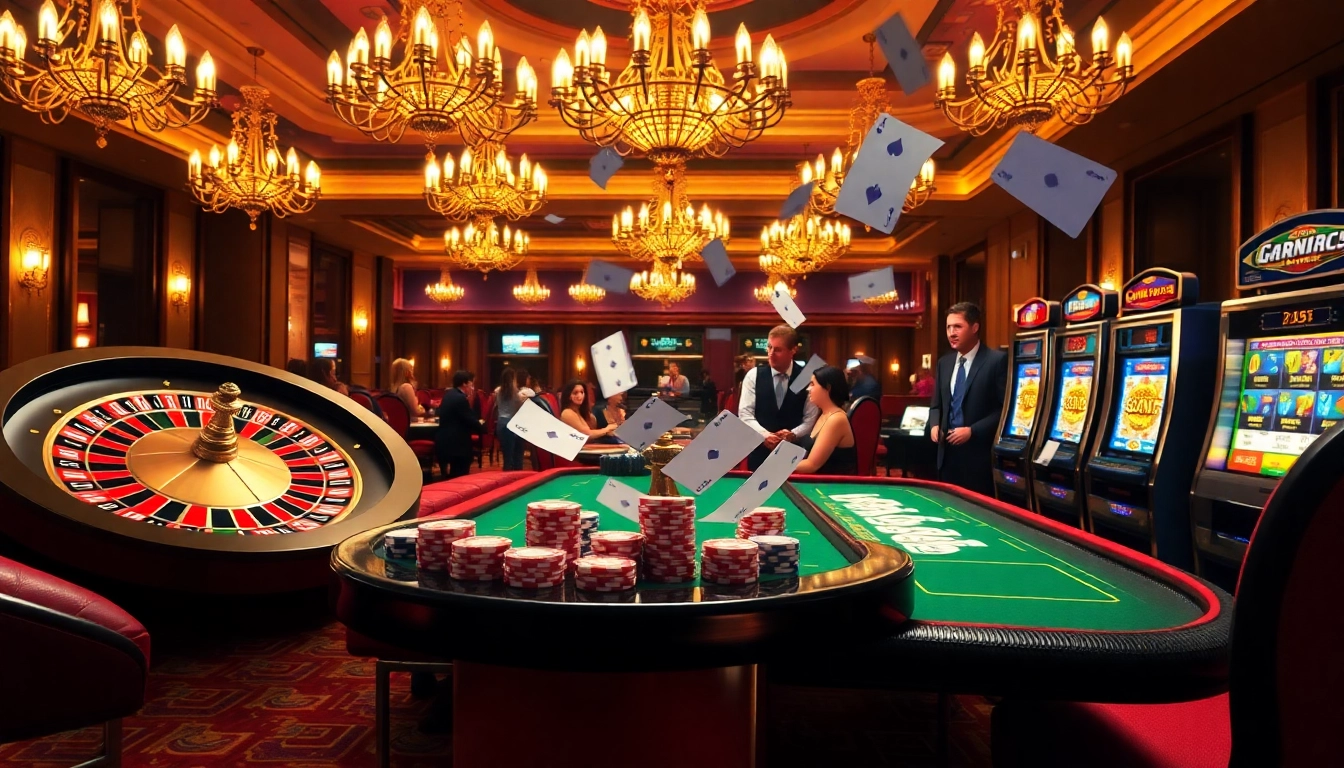 Experience the excitement of gambling with s8vn.press at a luxury casino.