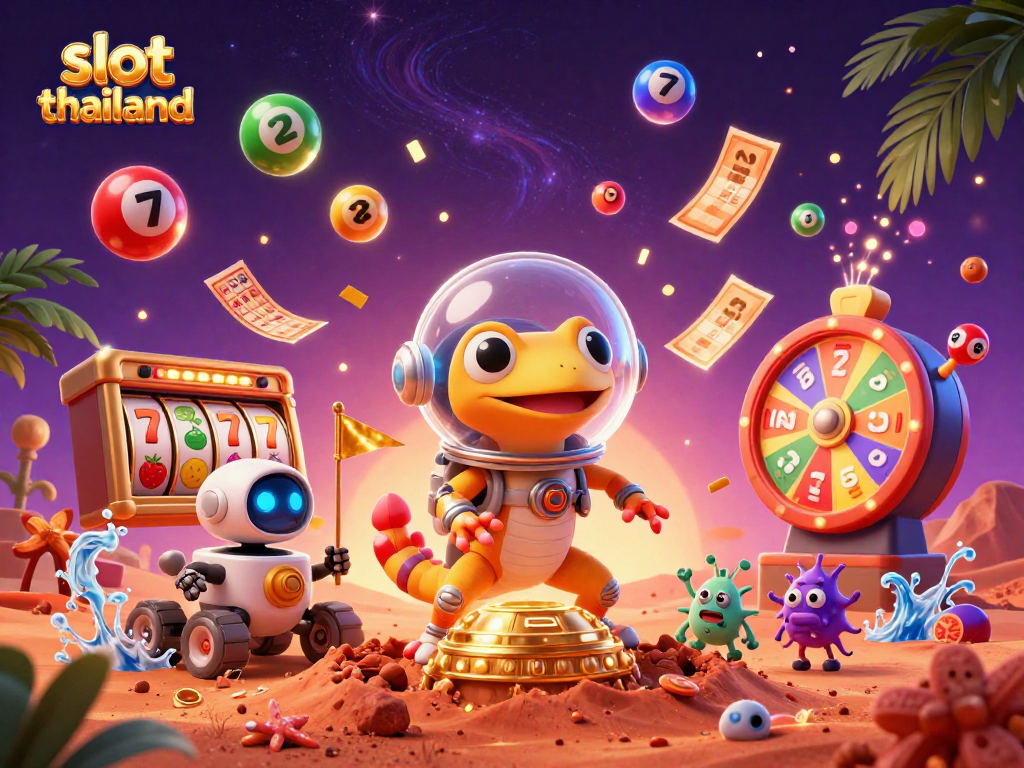 Encounter slot thailand treasures as a gecko discovers a golden casino on Mars.