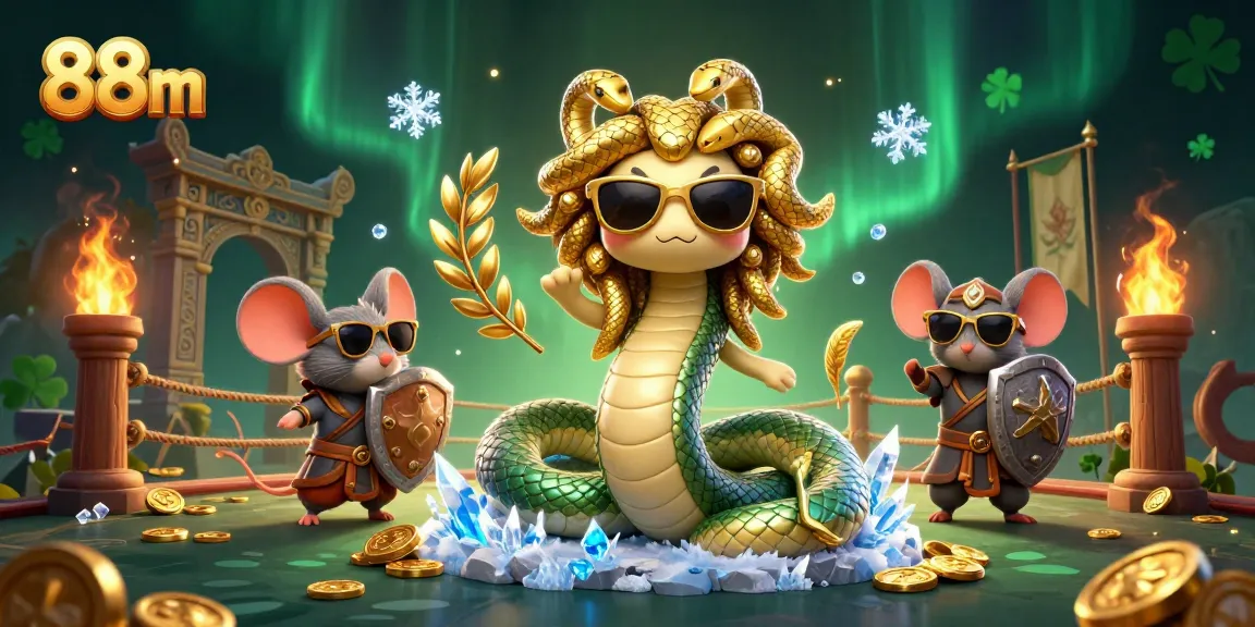 Experience the thrilling atmosphere of 88m with Medusa and warrior symbols, showcasing top betting opportunities.