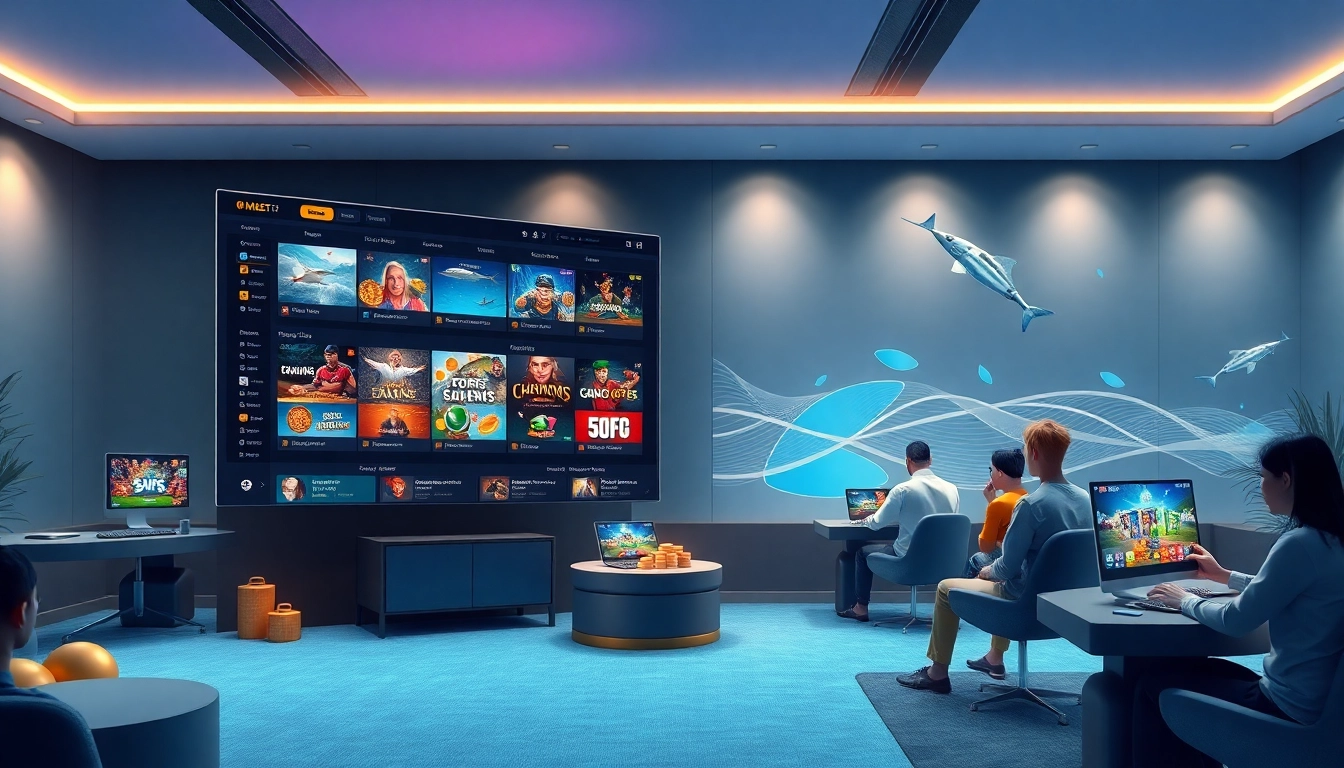 Experience the exciting world of MM88 online gambling with a modern, user-friendly interface showcasing diverse games.