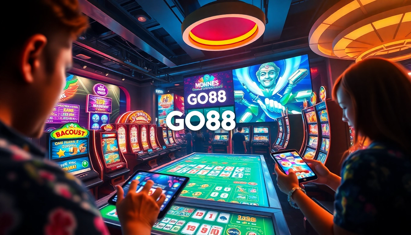 Experience the excitement of online gaming with GO88's vibrant, interactive platform.