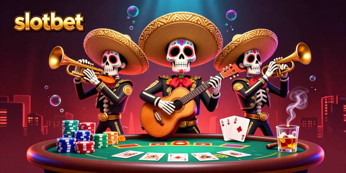 Engage in thrilling gameplay with slotbet featuring vibrant casino elements and dynamic mariachi characters.