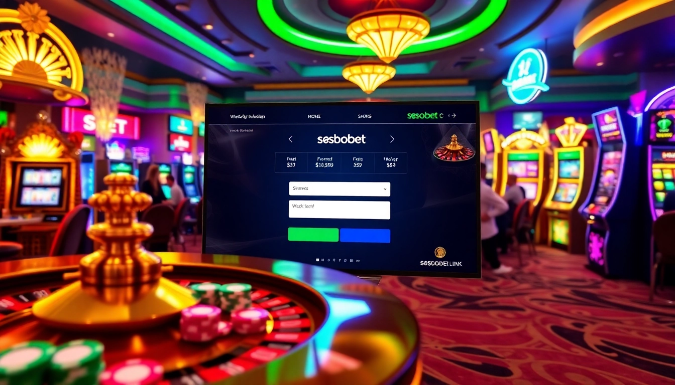 Engaging gamblers with sbobet link login options in a luxurious casino atmosphere.