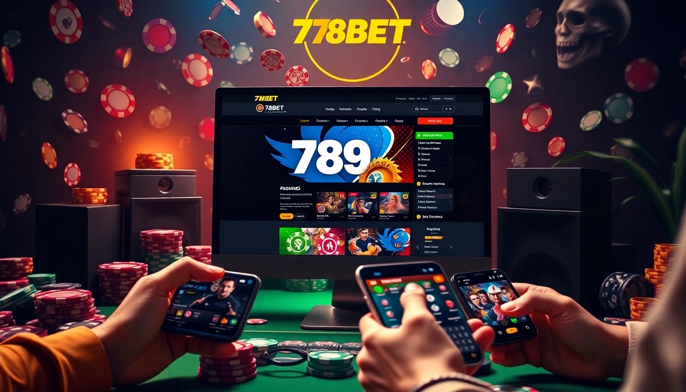 Discover the exciting world of 789bet com with a vibrant online gaming interface and immersive casino elements.