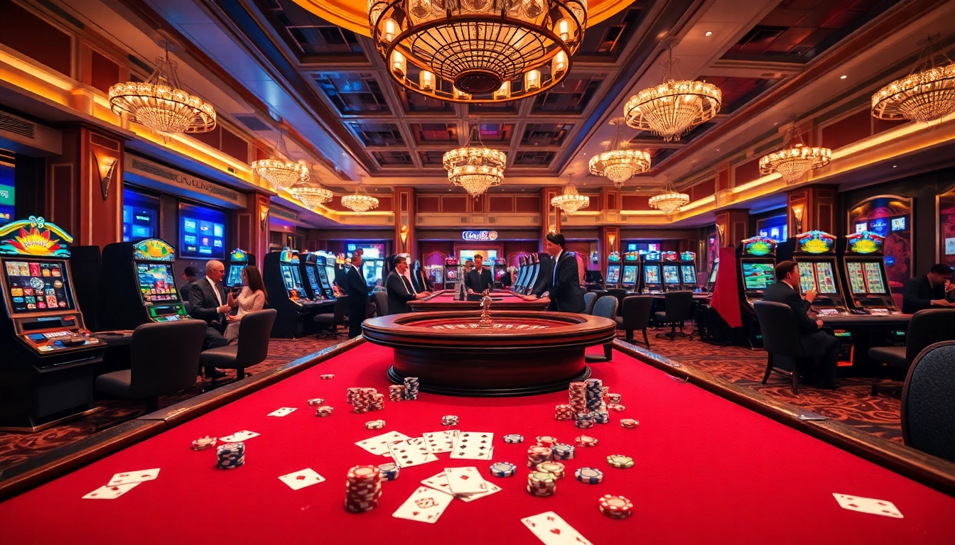 Experience the thrill of gaming at https://hay88.my/ with luxurious casino elements and engaging players.