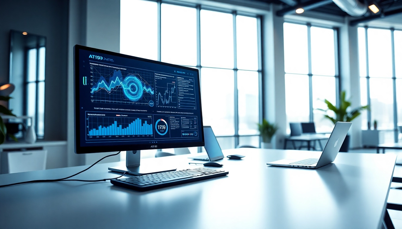 Enhance productivity with AT99 devices showcased in a modern workspace.