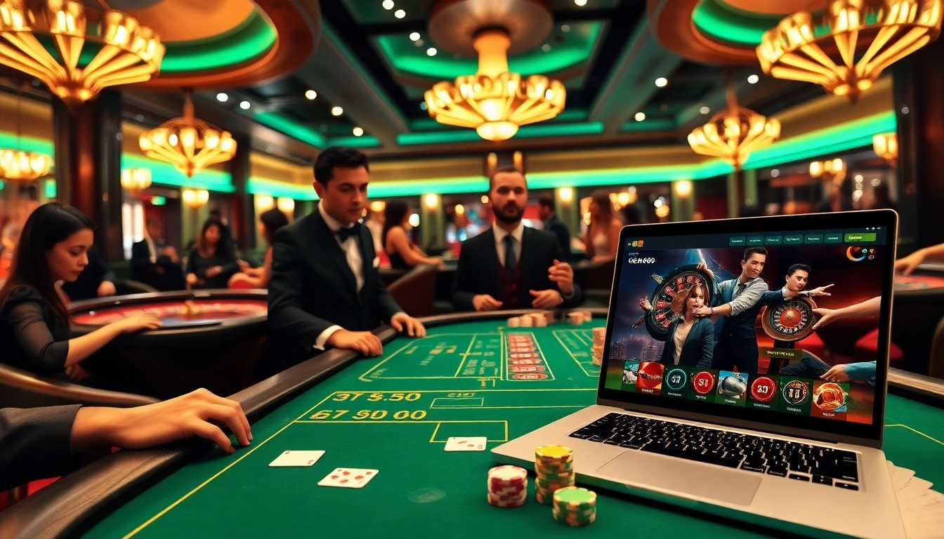 Experience thrilling casino action at https://bem88.com with vibrant tables and excited players.