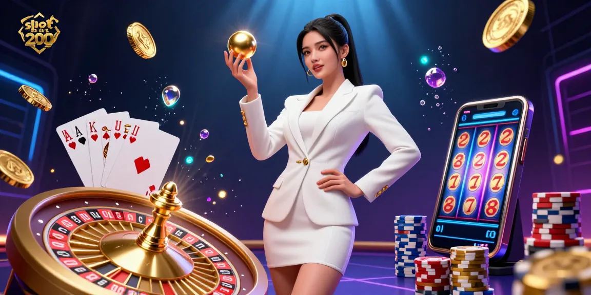 Experience the thrill of slot bet 200 with stunning visuals and vibrant casino elements in action.
