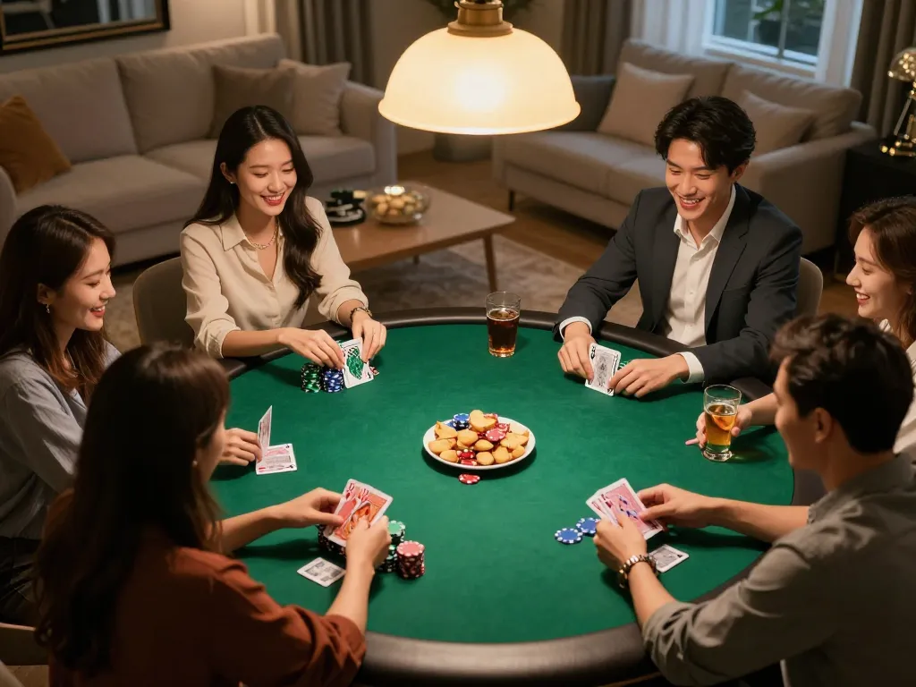 Enjoying poker night at home strategies with friends at https://sc88.casino/ in an engaging atmosphere.