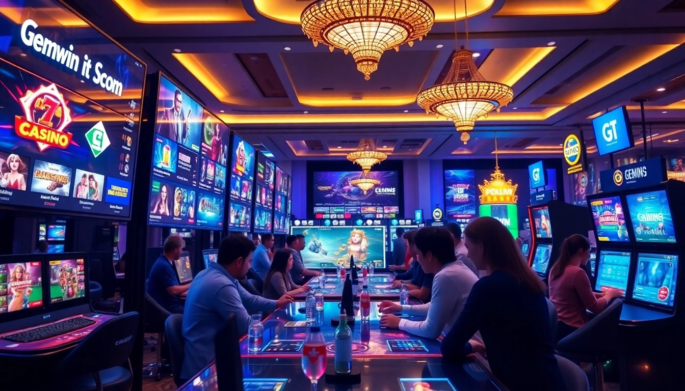 Exciting gaming experience at gemwin.it.com, showcasing diverse casino games and sports betting.