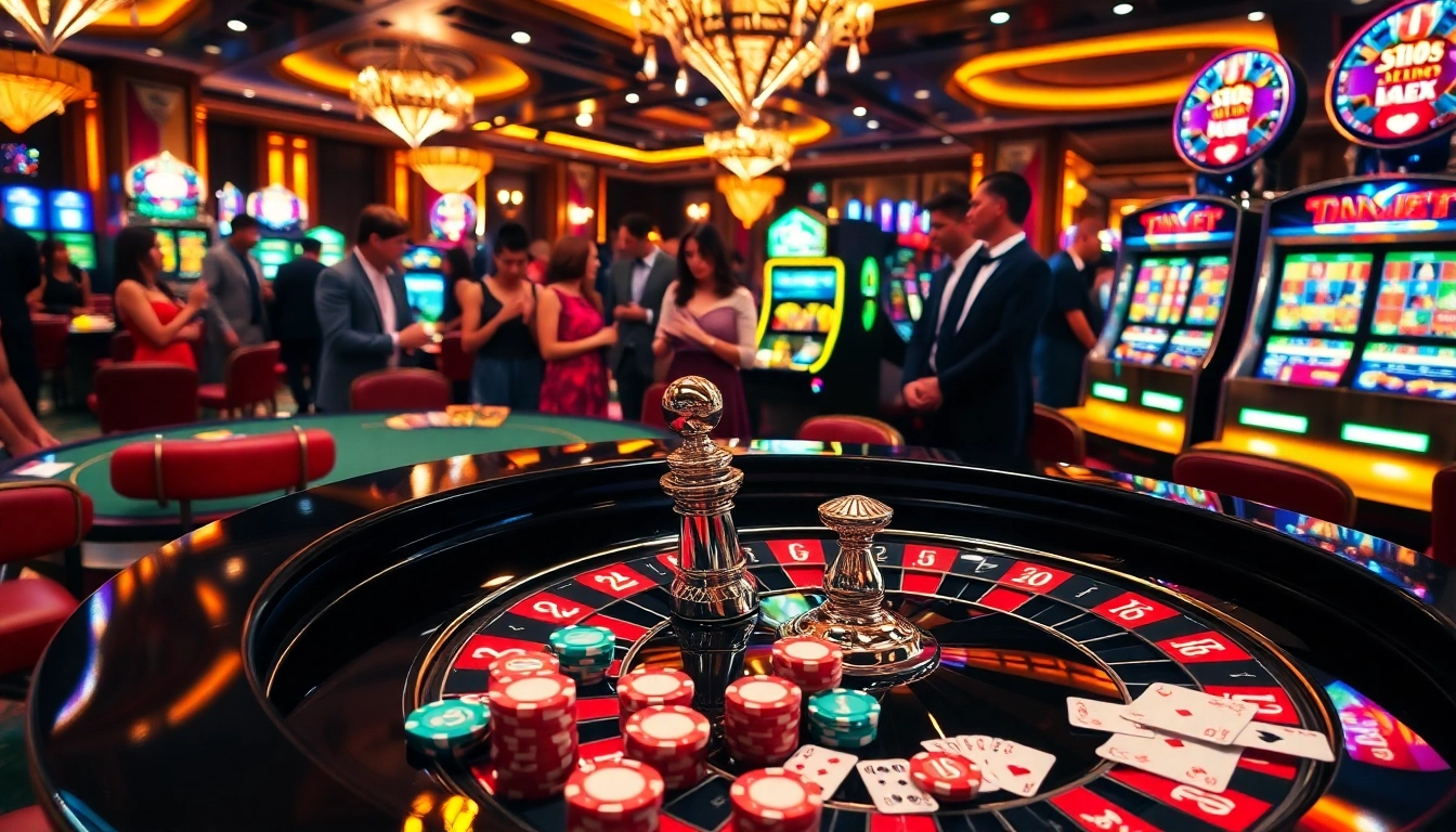 Experience thrilling gambling at https://kkwin.diy/ with an exciting casino atmosphere showcasing roulette and poker games.