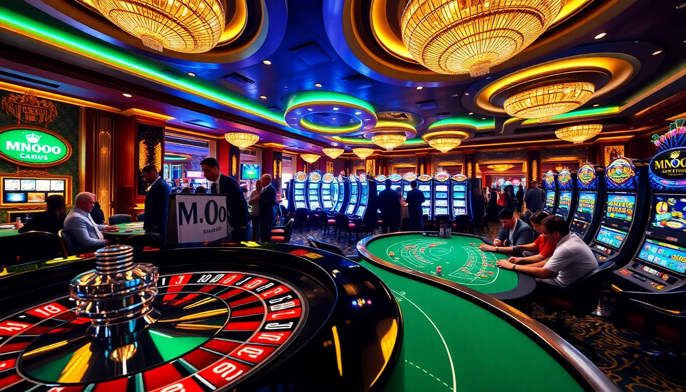 Experience the excitement of winning at MM OO casino tables with vibrant games and luxurious decor.