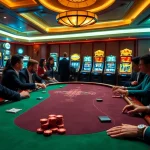 Engaged gamblers strategizing at a luxurious poker table inspired by the hidden wiki.