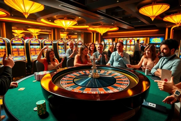 Exciting casino gameplay showcasing the luxury and thrill of gambling at hbbet5.art.