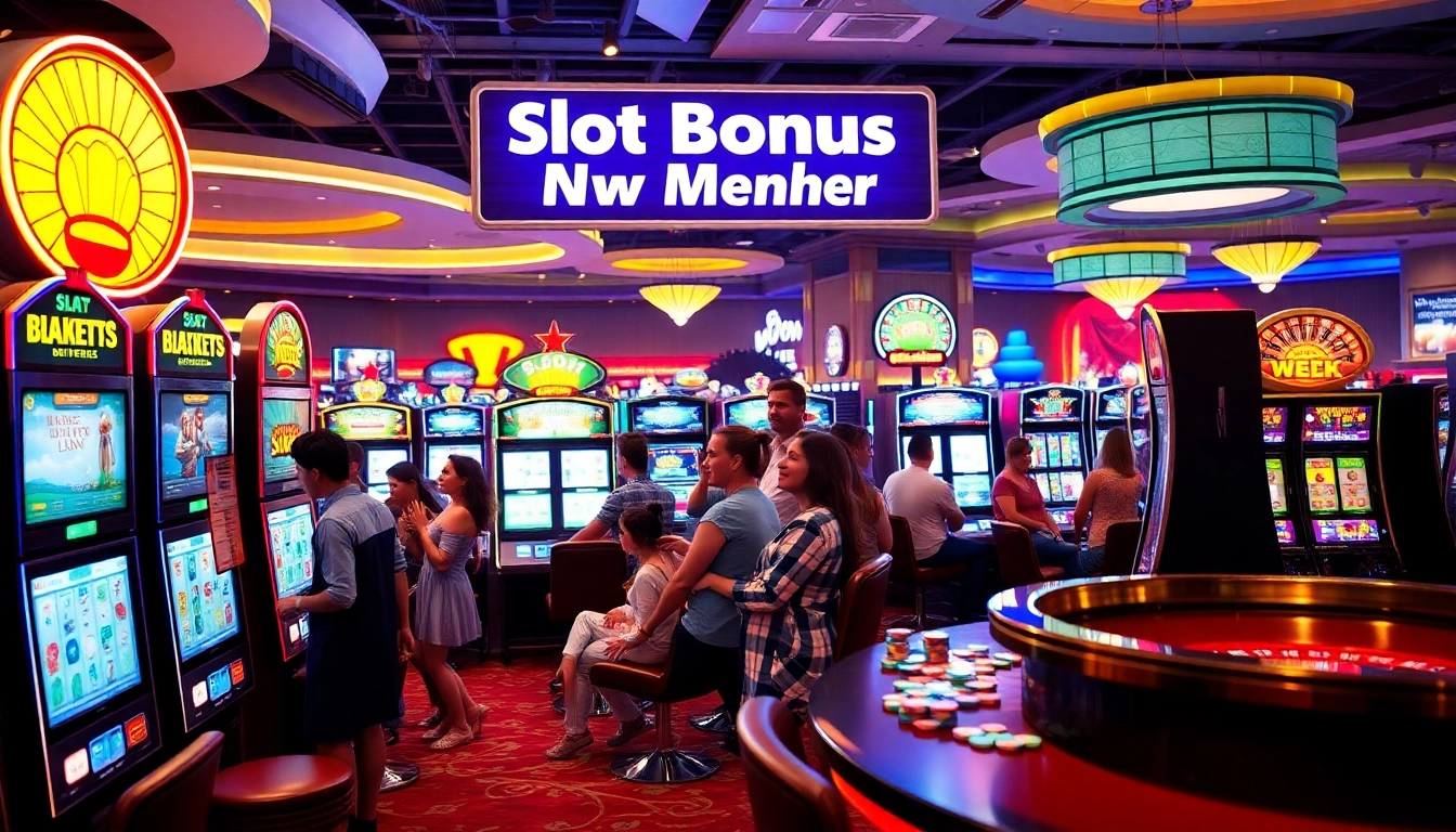 Spin the reels and win big with a slot bonus new member offer in an exciting casino experience.