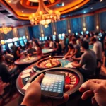 Players engaging in thrilling games at Rikvip online casino, showcasing excitement and luxury.