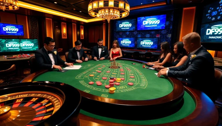 Experience an exciting casino atmosphere at DF999 with engaging games and professional dealers.