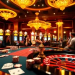 C168 players engaging in high-stakes poker at a luxurious casino table