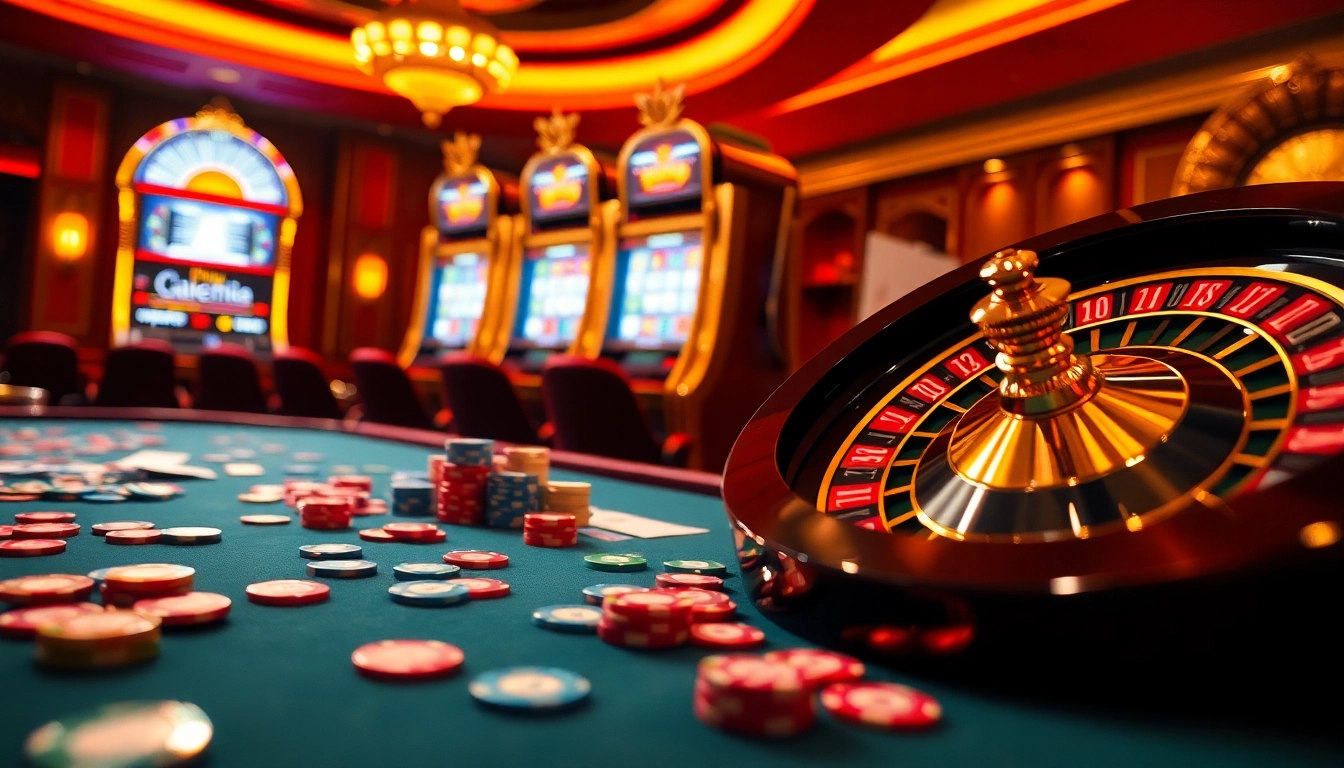 Experience the thrill of winning at https://mm88.vin/ with luxurious casino tables and vibrant poker chips.