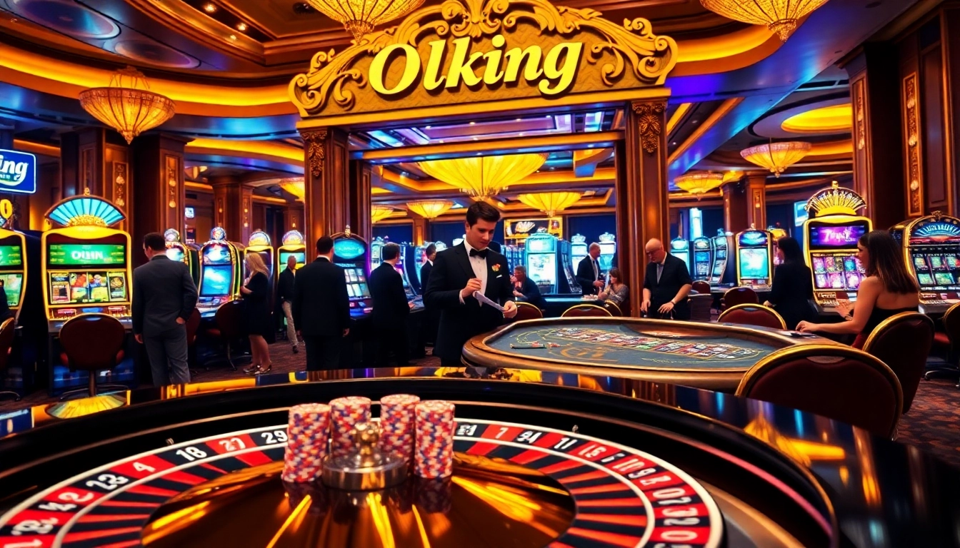 Experience thrilling casino excitement at Okking with roulette and blackjack games.