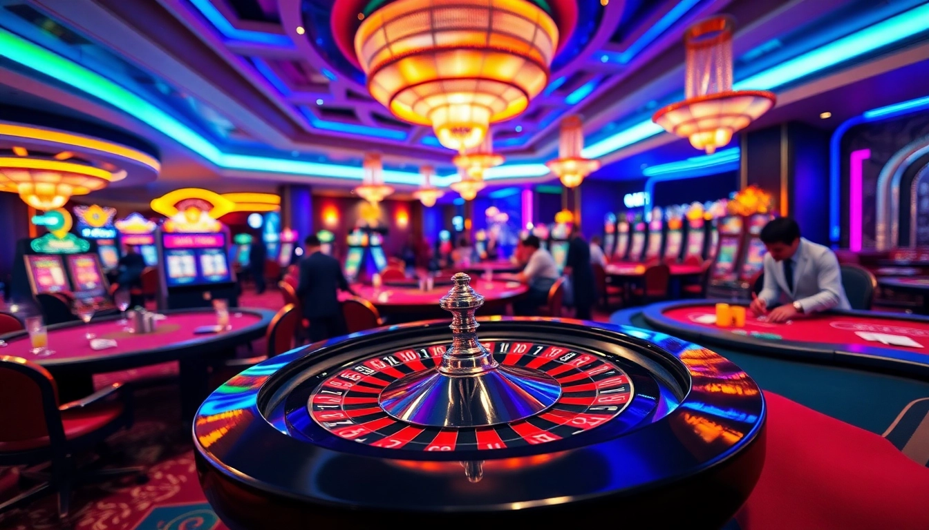 優塔娱乐城精緻的賭場場景，展現玩家投注輪盤的興奮。