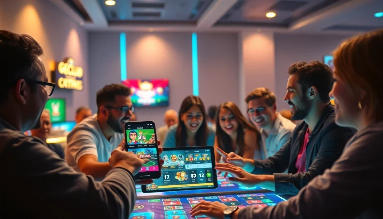 Engaging scene of players enjoying games on 66club, showcasing vibrant interface and community.