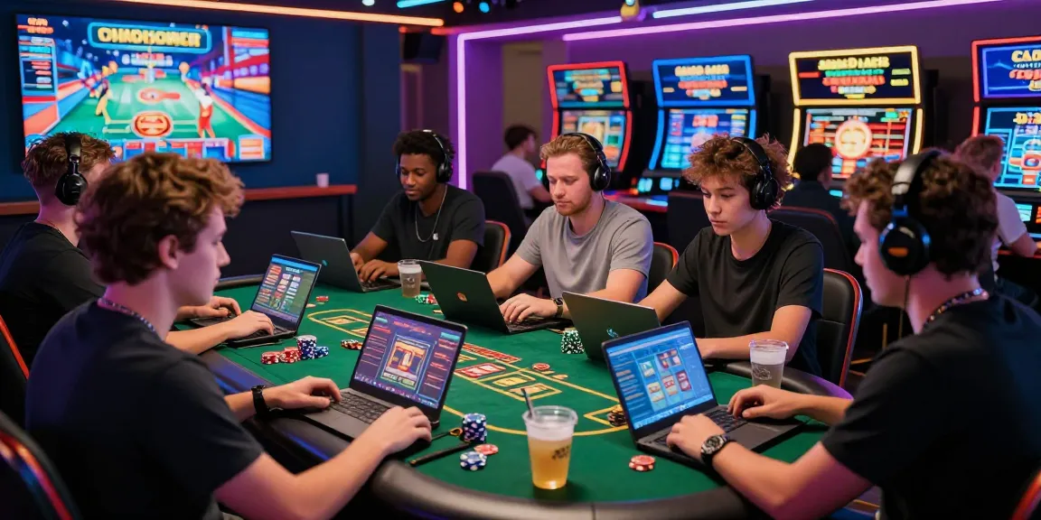 Dynamic scene at a credit card casino with players enjoying games, showcasing the appeal of https://eatm.org.uk/ in 2026.