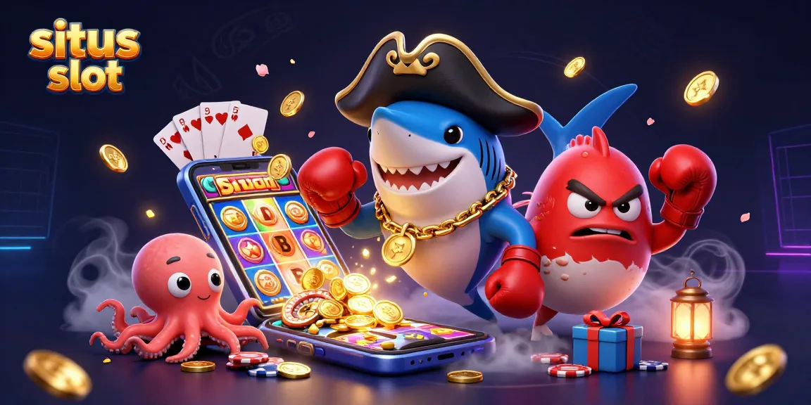 Experience the excitement of situs slot with animated characters and dynamic gaming elements.